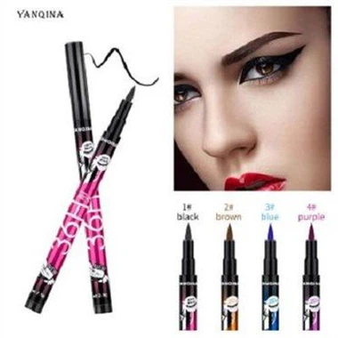 Color de delineador de ojos líquido azul oscuro